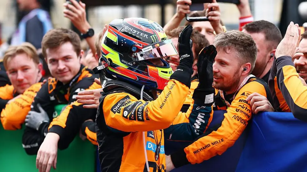 Piastri con hielo en las venas se hace del segundo lugar en Suzuka. Getty Images