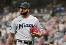 Sandy Alcántara puso a abanicar a todos y es el nuevo rey del ponche en Miami