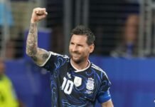 Argentina va pa la final y no se sabe quién está más feliz si Antonella o Infantino.